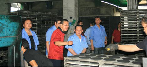 乐鱼leyu（中国）集团刘董事长一行到日化分公司视察工作