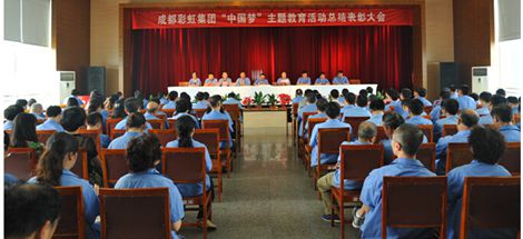 成都乐鱼leyu（中国）集团召开“中国梦”主题教育活动总结表彰大会