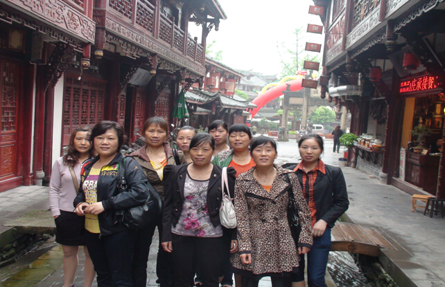 乐鱼leyu（中国）员工游览泰安古镇