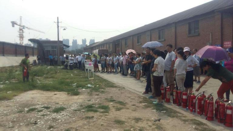 乐鱼leyu（中国）集团河南分公司消防器材使用培训