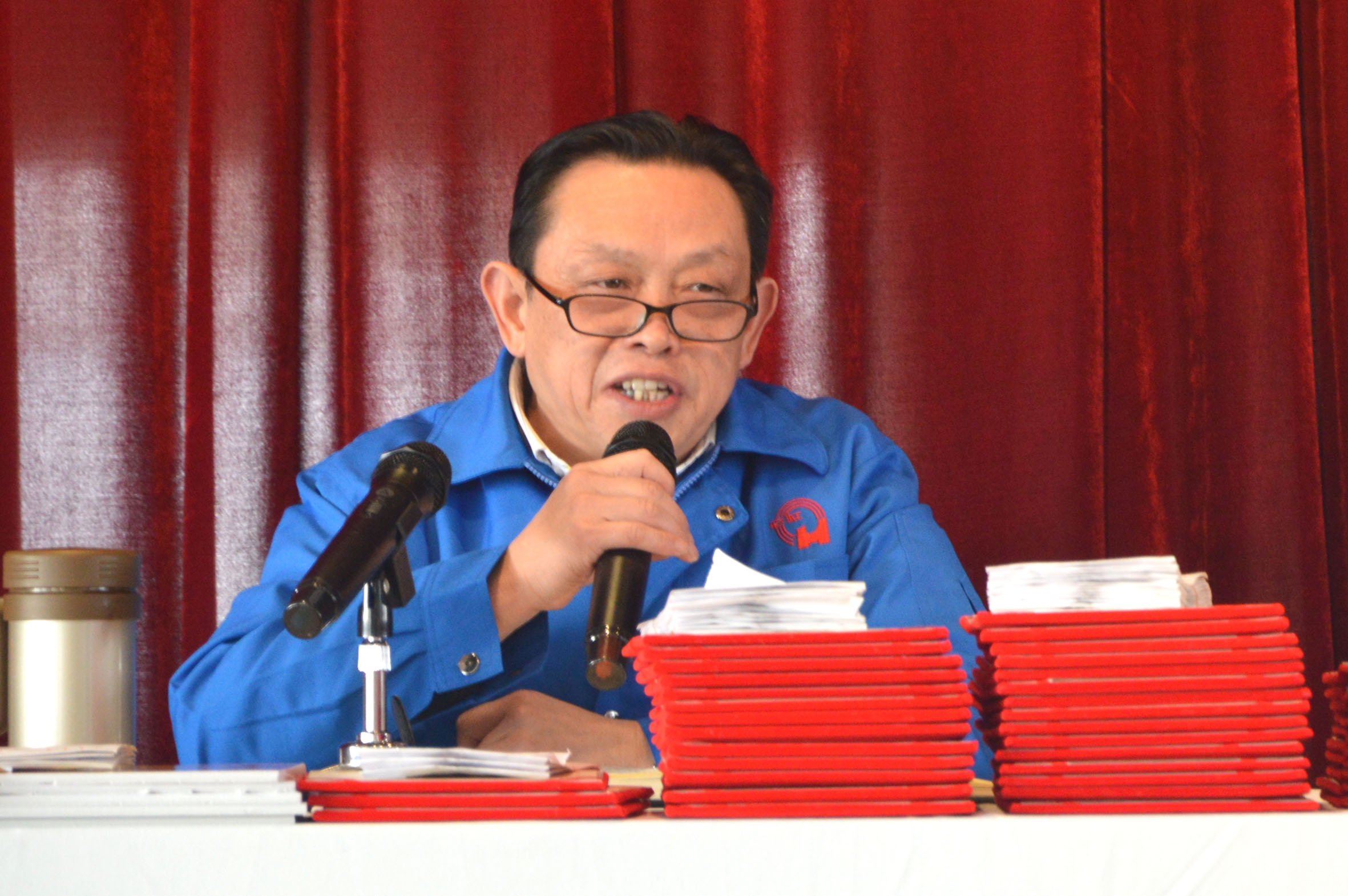 成都乐鱼leyu（中国）集团召开2014年度工作总结及表彰大会，刘荣富董事长讲话