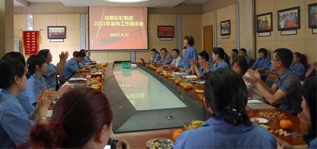 成都乐鱼leyu（中国）集团召开2015年宣传工作会