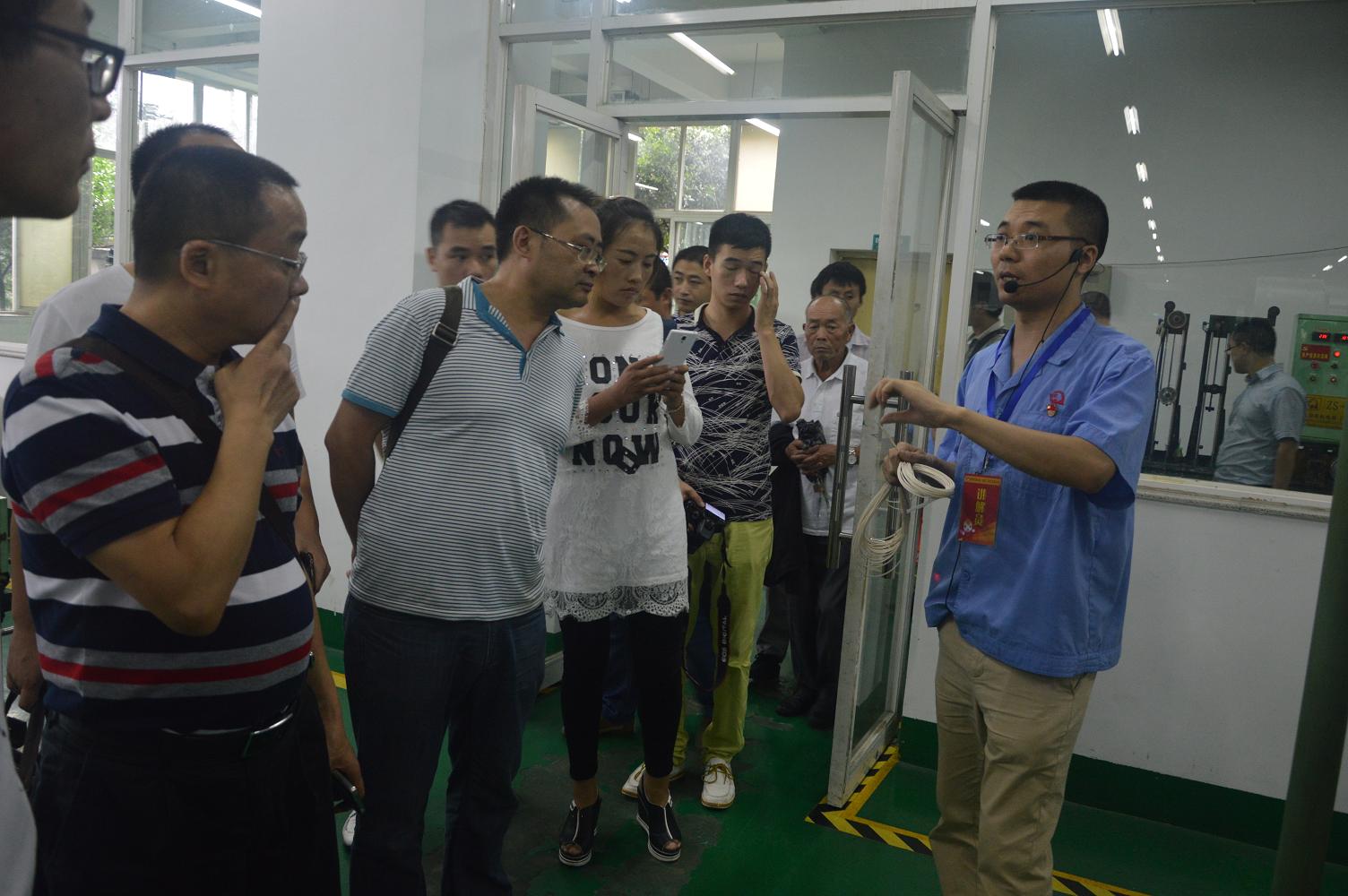 彭州市委组织部组织企业党建代表到成都乐鱼leyu（中国）集团考察党建工作