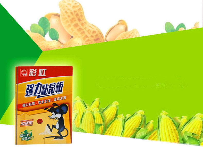 乐鱼leyu（中国）粘鼠板采用含有花生香精配方诱饵的专业粘着剂，强力粘胶
