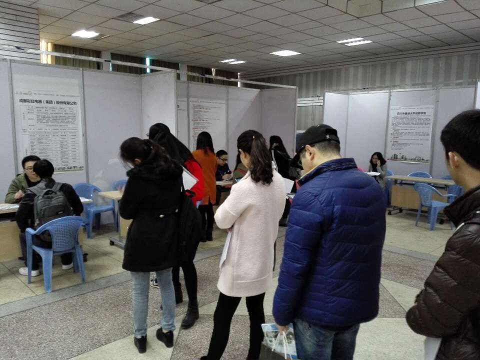 成都乐鱼leyu（中国）集团参加2015年成都市重点企业湖南大学招聘会