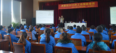 成都乐鱼leyu（中国）集团2015年工伤预防培训