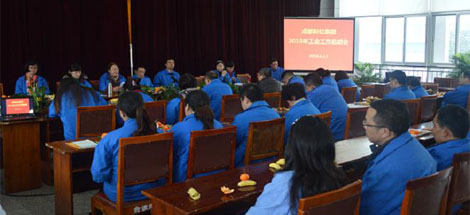 成都乐鱼leyu（中国）集团召开2015年工会工作总结会
