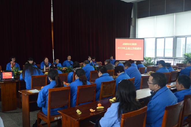 成都乐鱼leyu（中国）集团召开2015年工会工作总结会