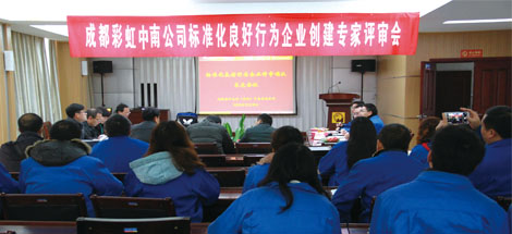 成都乐鱼leyu（中国）中南公司通过“湖北省标准化良好行为企业”4A级认证