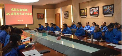 成都乐鱼leyu（中国）集团2015年QC成果发布会圆满落幕