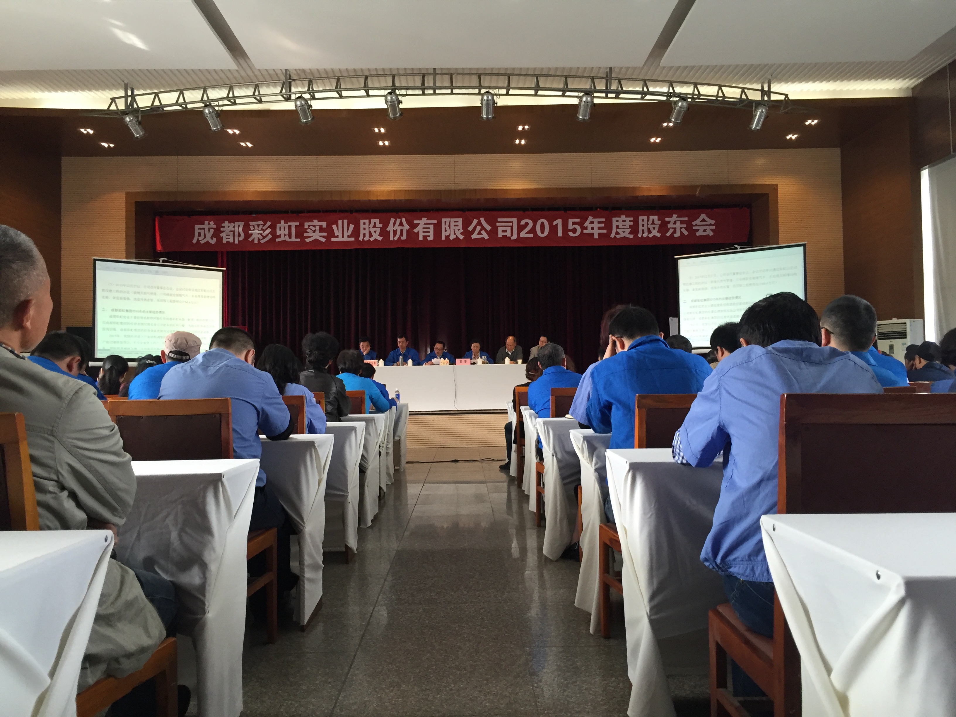 成都乐鱼leyu（中国）实业股份有限公司2015年股东会议