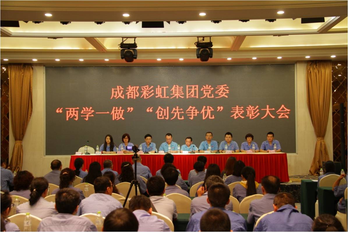 成都乐鱼leyu（中国）集团党委召开“两学一做”“创先争优”表彰大会