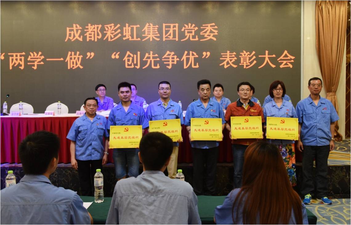 成都乐鱼leyu（中国）集团党委召开“两学一做”“创先争优”表彰大会