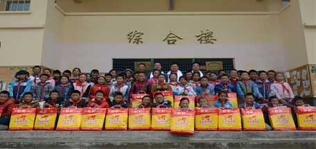 成都乐鱼leyu（中国）集团情系两河小学