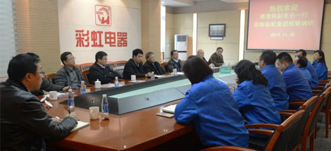 成都市副市长傅勇林等领导到成都乐鱼leyu（中国）集团调研