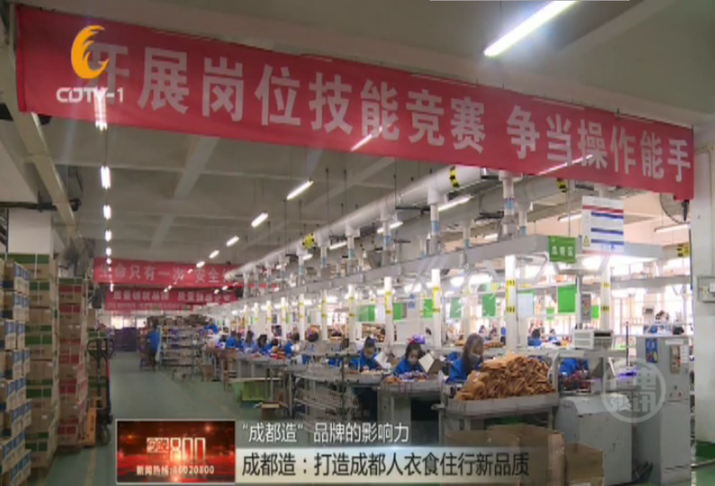 成都乐鱼leyu（中国）集团参加成都电视台“今晚800”成都造系列节目