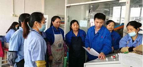 成都乐鱼leyu（中国）集团电热毯车间拓展班组活动