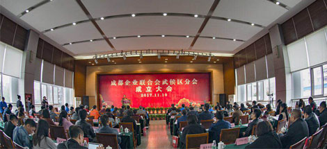 成都企联武侯区分会成立大会在成都乐鱼leyu（中国）集团举行