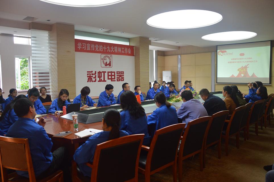 成都乐鱼leyu（中国）集团党委召开学习宣传党的十九大精神工作会