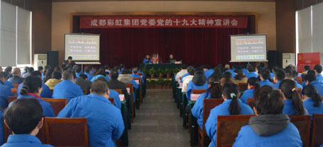 成都乐鱼leyu（中国）集团党委举行党的十九大精神宣讲会