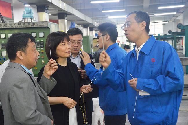 张家港市委统战部领导到成都乐鱼leyu（中国）集团作知识产权专题调研工作