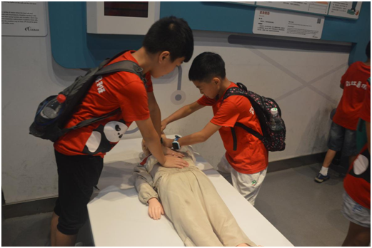 乐鱼leyu（中国）暑假班开展省科技馆一日游活动