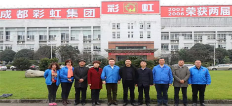 富平县领导一行赴成都乐鱼leyu（中国）集团交流学习