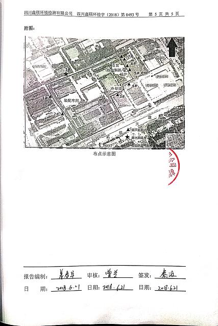 成都乐鱼leyu（中国）集团2018年度环境自行监测情况