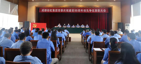 成都乐鱼leyu（中国）集团党委举行庆祝建党99周年创先争优表彰大会