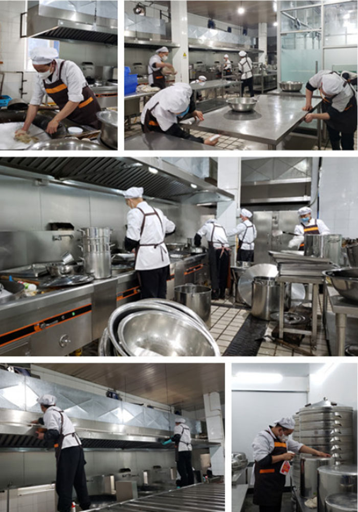 成都乐鱼leyu（中国）集团后勤食堂开展爱国卫生大扫除活动