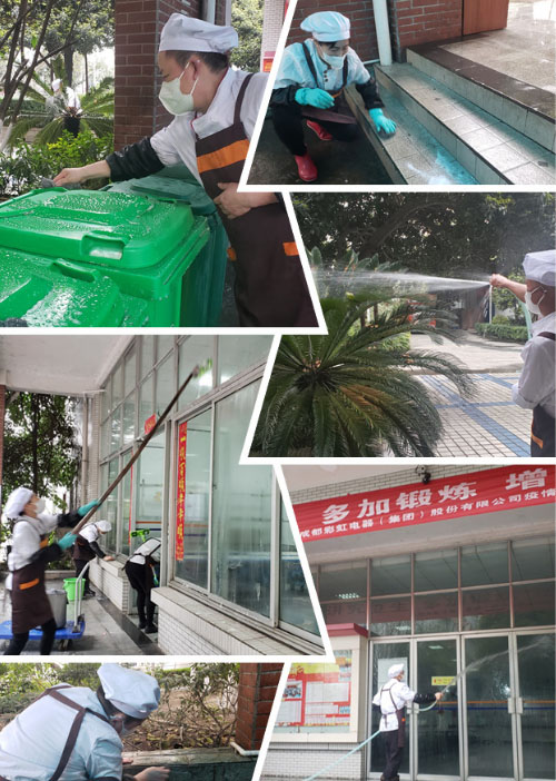 成都乐鱼leyu（中国）集团后勤食堂开展爱国卫生大扫除活动