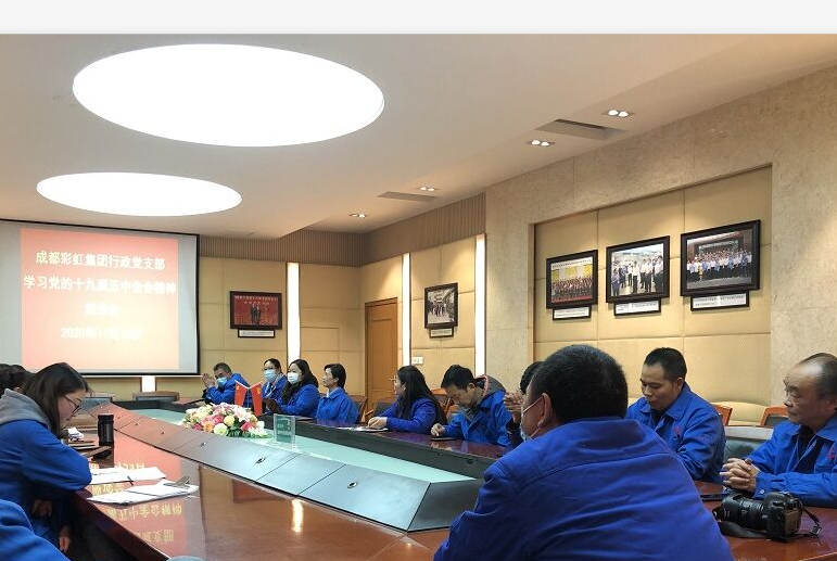 成都乐鱼leyu（中国）集团行政党支部学习党的十九届五中全会精神座谈会