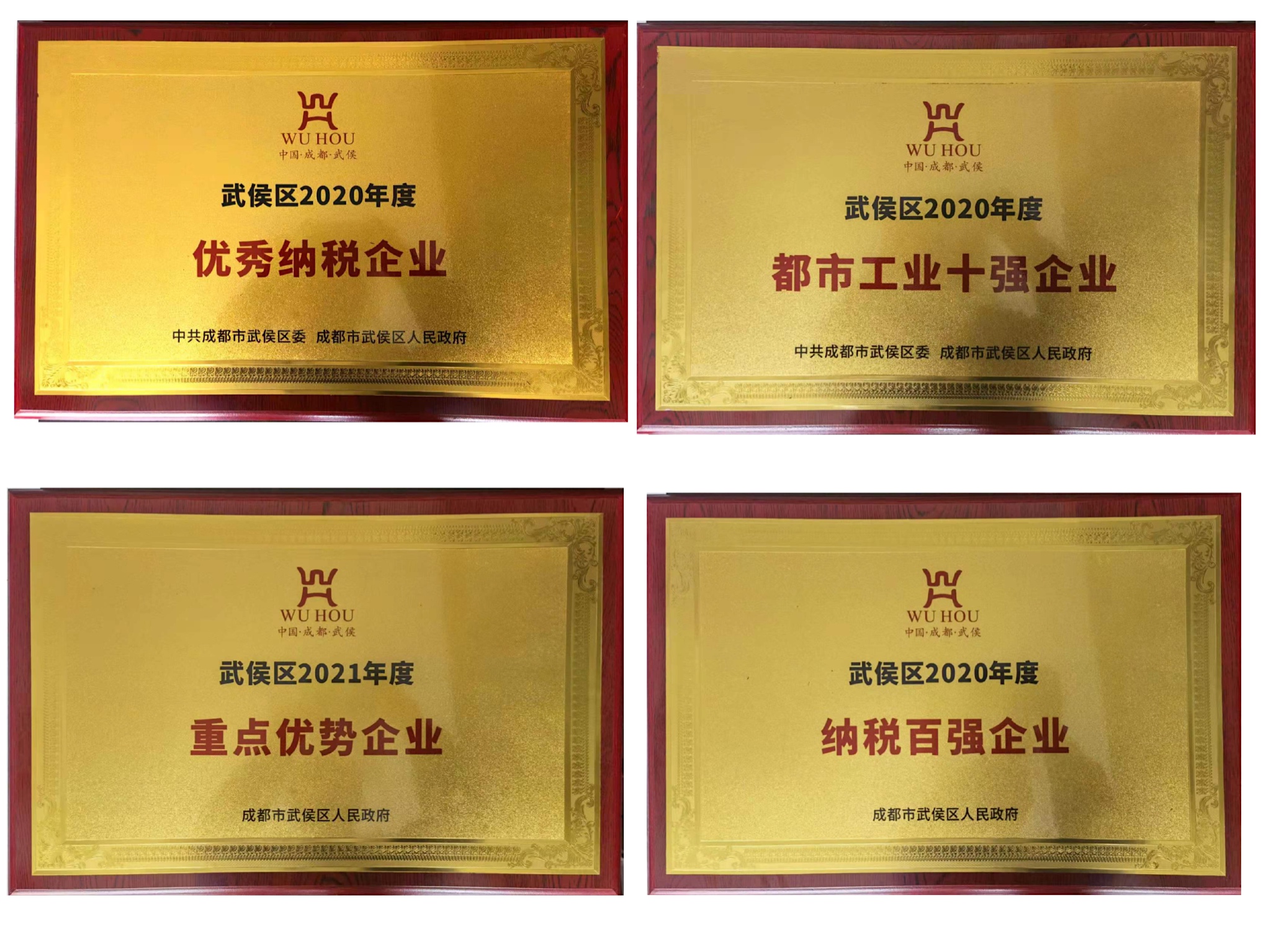 热烈祝贺乐鱼leyu（中国）集团受到武候区政府表彰