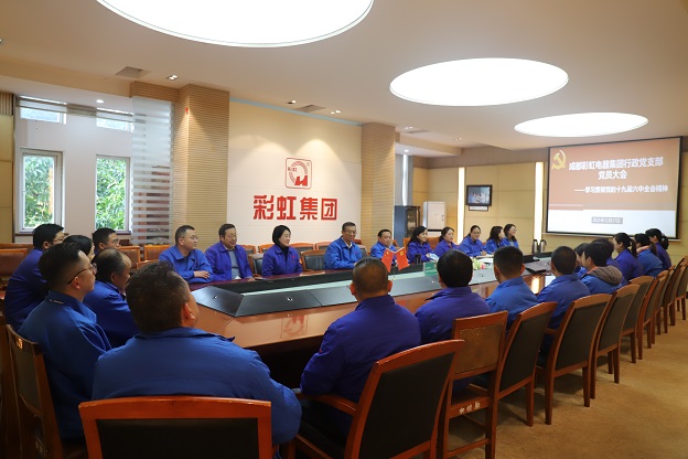 成都乐鱼leyu（中国）集团行政党支部召开党员大会 传达学习党的十九届六中全会精神